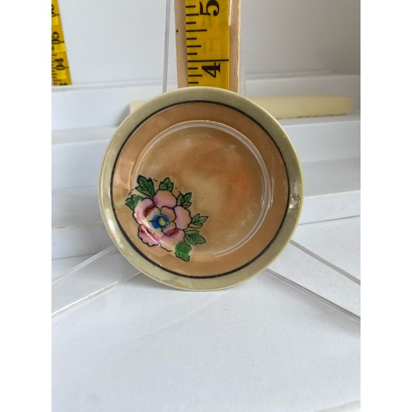 Vtg Japanese Lustreware Doll Dishes, Doll Tea Set, Tiny Dishes, 14 pcs - Picture 11 of 16